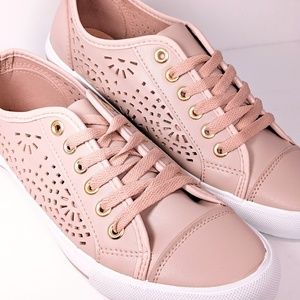 RESTRICTED Low-top Pink Casual Sneakers